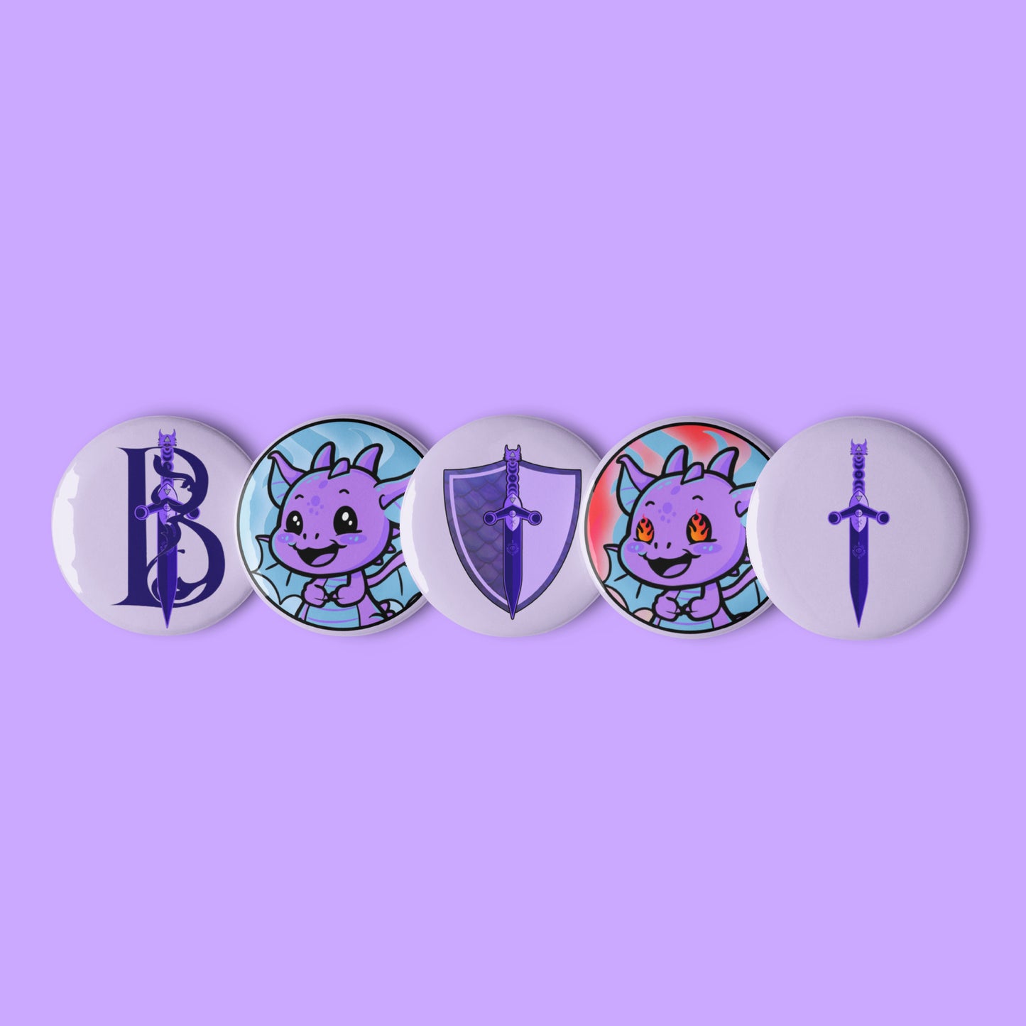 BethanySmile98 Pin Badge Set Of 5