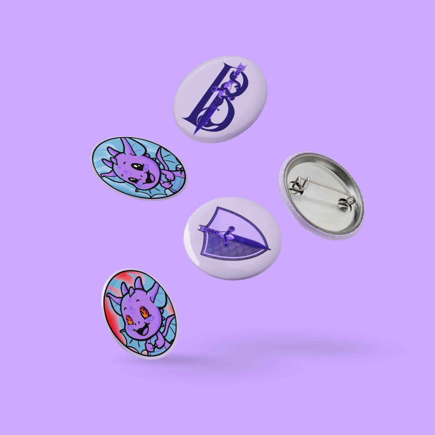 BethanySmile98 Pin Badge Set Of 5