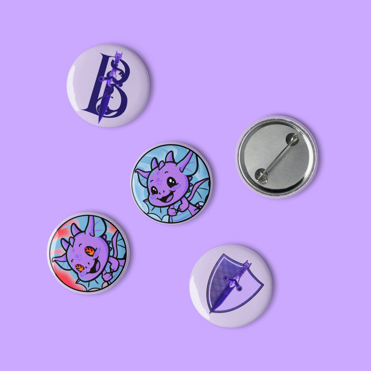 BethanySmile98 Pin Badge Set Of 5