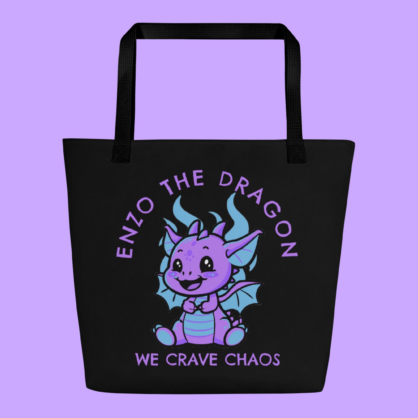Enzo The Dragon Tote Bag